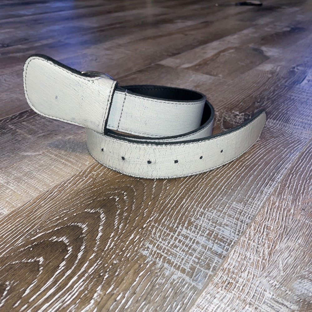 Margiela x H&M painted belt